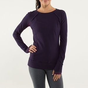 Lululemon full tilt sleeve pullover top